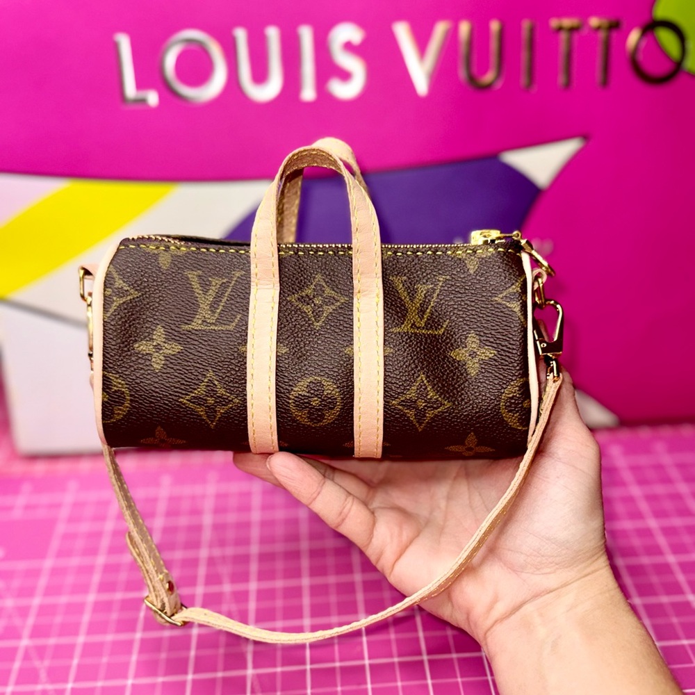 💖 LV Upcycled ♻️ Monogram mini Keepall bag handmade